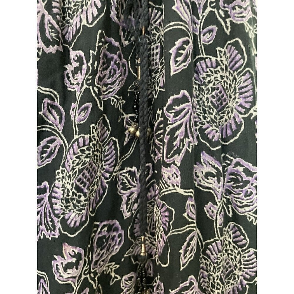 Vintage 70s Spell Oristy India Gypsy Boho Batik Skirt - Picture 5 of 7